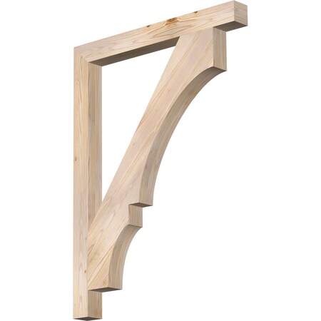 Ekena Millwork Balboa Block Smooth Bracket, Douglas Fir, 3 1/2"W x 36"D x 48"H BKT04X36X48BOA05SDF